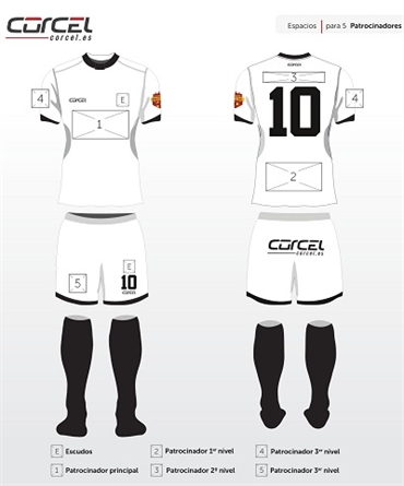 Corcel, Equipaciones de futbol personalizadas